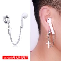 Headphones Anti-lost Earrings Titanium Steel Ear Holes Ear Clip Single main image 3