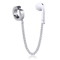 Headphones Anti-lost Earrings Titanium Steel Ear Holes Ear Clip Single main image 6