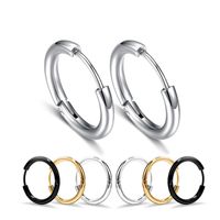 1 Piece Geometric Stainless Steel Plating No Inlaid Earrings main image 5