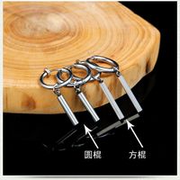 Titanium Steel Earrings Men's Long Tassel Chain Earrings Single main image 3