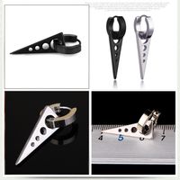 Fashion Simple Geometric Titanium Steel Ear Bone Clip Triangle Ear Clip main image 3