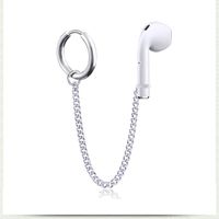 Headphones Anti-lost Earrings Titanium Steel Ear Holes Ear Clip Single sku image 4