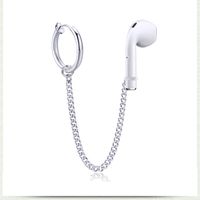 Headphones Anti-lost Earrings Titanium Steel Ear Holes Ear Clip Single sku image 5