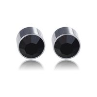 New Color Diamond Titanium Steel Magnetic Stud Earrings sku image 9