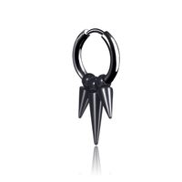 Fashion Stainless Steel Tassel Single Point Cone Earrings Single sku image 15