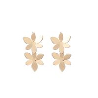 Earrings Female Retro European And American French Earrings Fairy Ins Tide White Camellia Retro Flower Earrings Korea main image 7