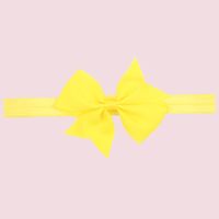 10pcs Children&#39;s Solid Color Dovetail Headband main image 9