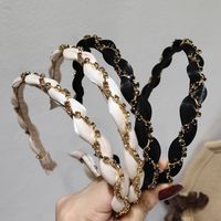 Koreanischen Stil Organza Wickel Strass Twist Stirnband Neue Einfache Haar Fixer Ausflug Haar Zubehör main image 6