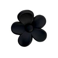 Milk Coffee Series Flower Barrettes High Ponytail Fixed Matte Resin Hair Grip Clip main image 2