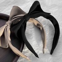 Korean Style Bow Fabric Headband Simple Hair Ornaments main image 3