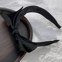 Korean Style Bow Fabric Headband Simple Hair Ornaments sku image 2