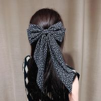 Fashion Floral Long Streamer Hair Rope Vintage Head Rope main image 5