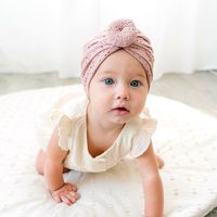 Cute Children's Hat Solid Color Baby Breathable Lace Hat main image 4