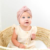Cute Children's Hat Solid Color Baby Breathable Lace Hat main image 3