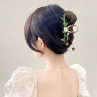 Fleurs D'été En Forme De Poignée En Métal Barrettes Fille Épingle À Cheveux Ornements De Cheveux main image 5