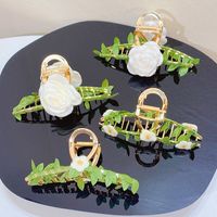 Summer Flowers Shaped Metal Grip Barrettes Girl Hairpin Hair Ornaments main image 6