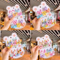 Cartoon Fruit Grape Strawberry Shape Children Hair Scrunchies 10 Pcs main image 1