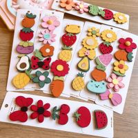 Cartoon Fruit Blossom Baby Cropped Hair Fastener Children Headdress main image 6