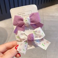 Fashion Barrettes Bow Cute Princess Colorful Hairpin Hair Accessories 2 Pcs sku image 17