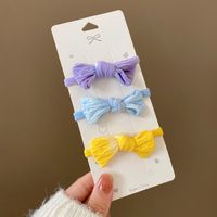 Gradient Candy Color Bow Hair Rope Hair Band Ponytail Rubber Band Wholesale sku image 2