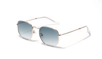 Fashion New Simple  Square Marine Sunglasses  New Retro Metal Sunglasses Nihaojewelry Wholesale sku image 4
