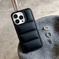Fashion Leather Iphone 13 Pro Max Black Edge Mobile Phone Case sku image 3