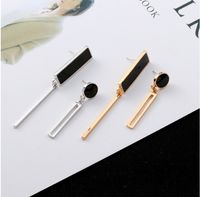 Fashion Geometry Pattern Long Asymmetric Alloy Stud Earrings main image 3