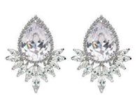 Fashion Zircon Plating Earrings  (transparent-02d01)  Nhtm0155-transparent-02d01 sku image 3