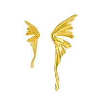 1 Pair Streetwear Wings Metal Alloy Ear Studs main image 2