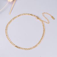 1 Piece Fashion Solid Color Titanium Steel Plating Necklace main image 1