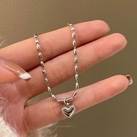 New Style Heart Shape Pendant Alloy Necklace Bracelet main image 2
