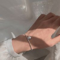 Nouveau Style Coeur Forme Pendentif En Alliage Collier Bracelet main image 3