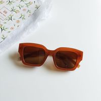 New Retro Style Color Square Frame Sunglasses sku image 4