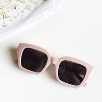 New Retro Style Color Square Frame Sunglasses sku image 3