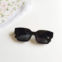 New Retro Style Color Square Frame Sunglasses sku image 5