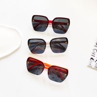 Fashion Children's Color Square Frame Uv Protection Sunshade Sunglasses main image 4