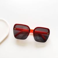 Fashion Children's Color Square Frame Uv Protection Sunshade Sunglasses sku image 1