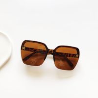 Fashion Children's Color Square Frame Uv Protection Sunshade Sunglasses sku image 3