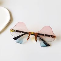 New Fashion Mushroom Shape Frame Children's Summer Uv Protection Sunglasses sku image 2