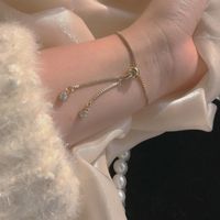Nouveau Style Opale Ronde Pendentif Alliage Réglable Bracelet main image 2