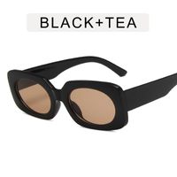 Fashion New Style Candy Color Square Frame Sunshade Sunglasses sku image 2