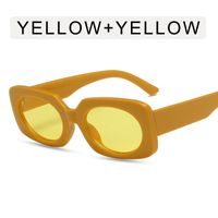 Fashion New Style Candy Color Square Frame Sunshade Sunglasses sku image 6
