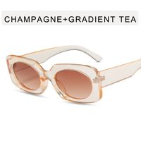 Fashion New Style Candy Color Square Frame Sunshade Sunglasses sku image 8