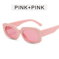 Fashion New Style Candy Color Square Frame Sunshade Sunglasses sku image 7
