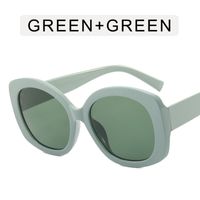 New Vintage Style Large Rim Oval Sunglasses sku image 6