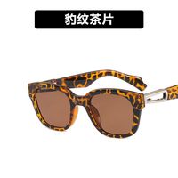 New Back-shaped Buckle Decoration  Small Square Frame Sunglasses sku image 6