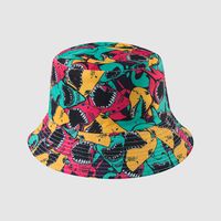 New Style Fisherman Hat Male And Female Color Matching Fashion Sun Hat Reversible Bucket Hat sku image 1