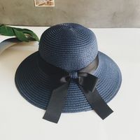 Handmade Straw Hat Women Outdoor Seaside Beach Sun Protection Sun Hat sku image 3