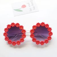 Simple Style Flower Uv400 Kids Sunglasses sku image 7