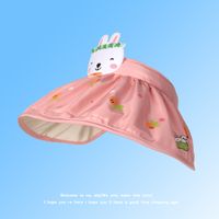 Fashion Sun-proof Children's Cartoon Pattern Uv-proof Big Brim Floppy Hat sku image 13
